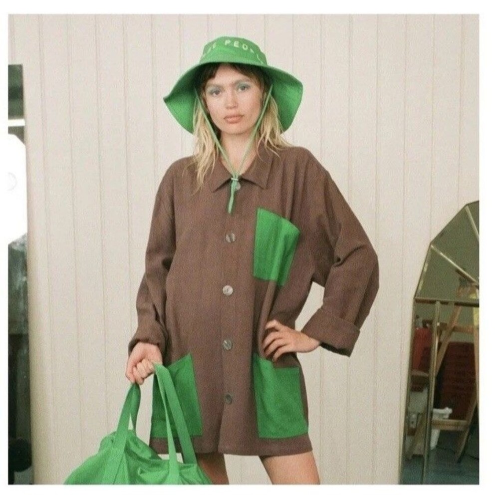 Fashion Brand Company Tree People Shirt Jacket Small Chain Stitch Penelope Gazin - Picture 4 of 10